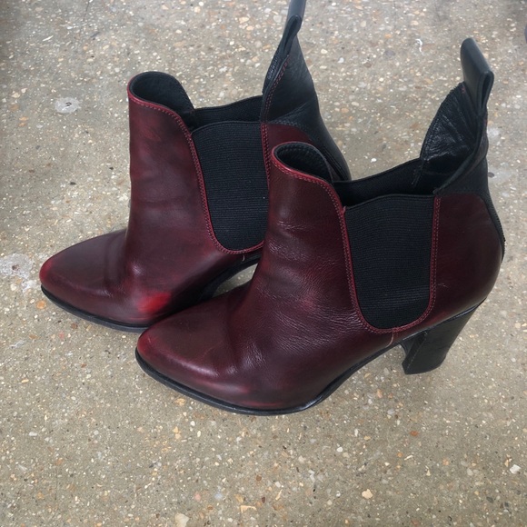 Rag & Bone Burgundy Stanton Chelsea boots - Picture 6 of 7
